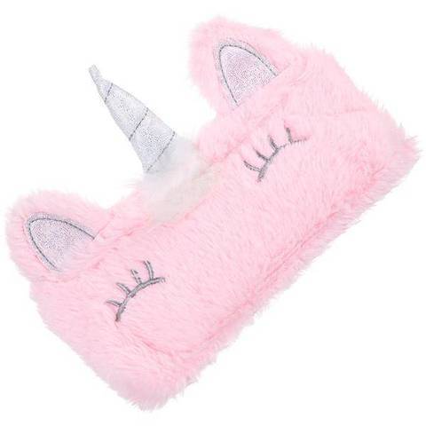 Pink Fluffy Unicorn Pencil Case